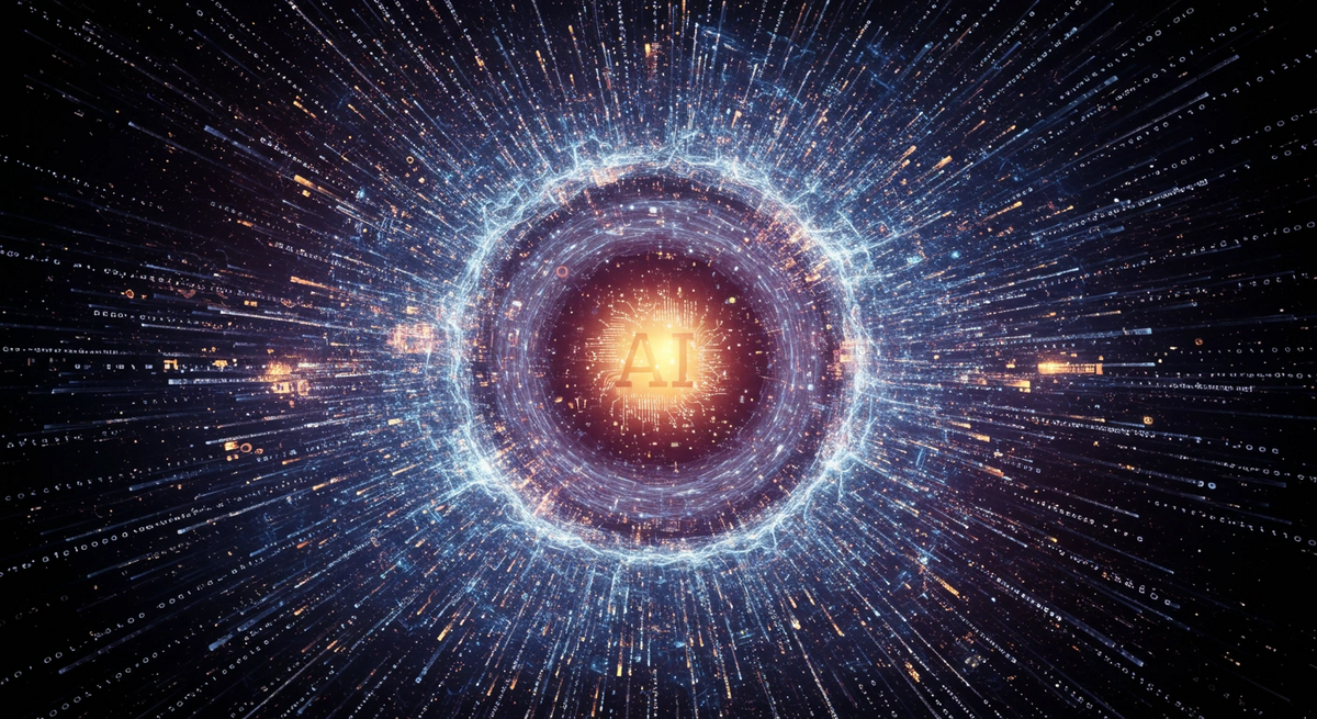 Concept art Intelligence Artificielle IA