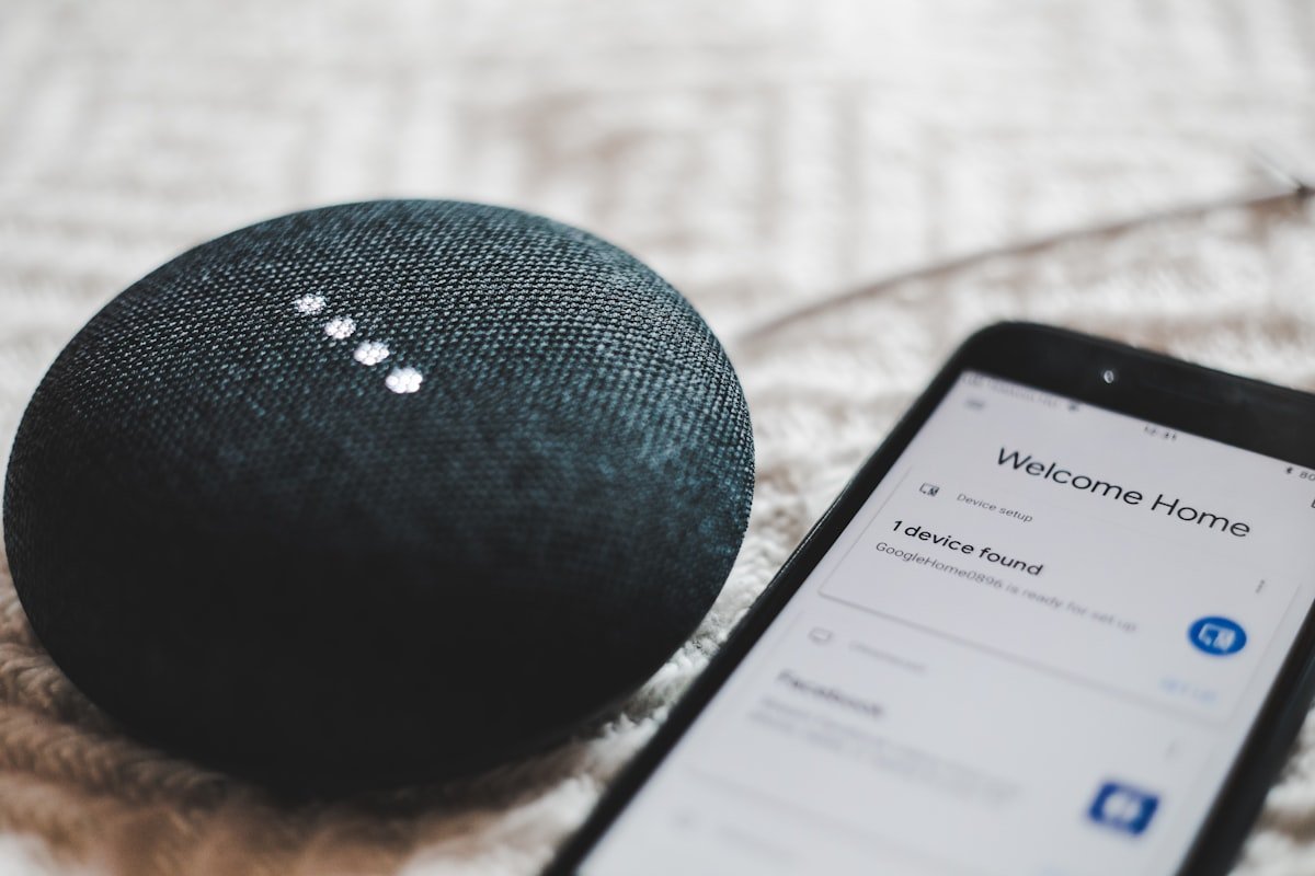 Google Home Mini smart speaker Matter