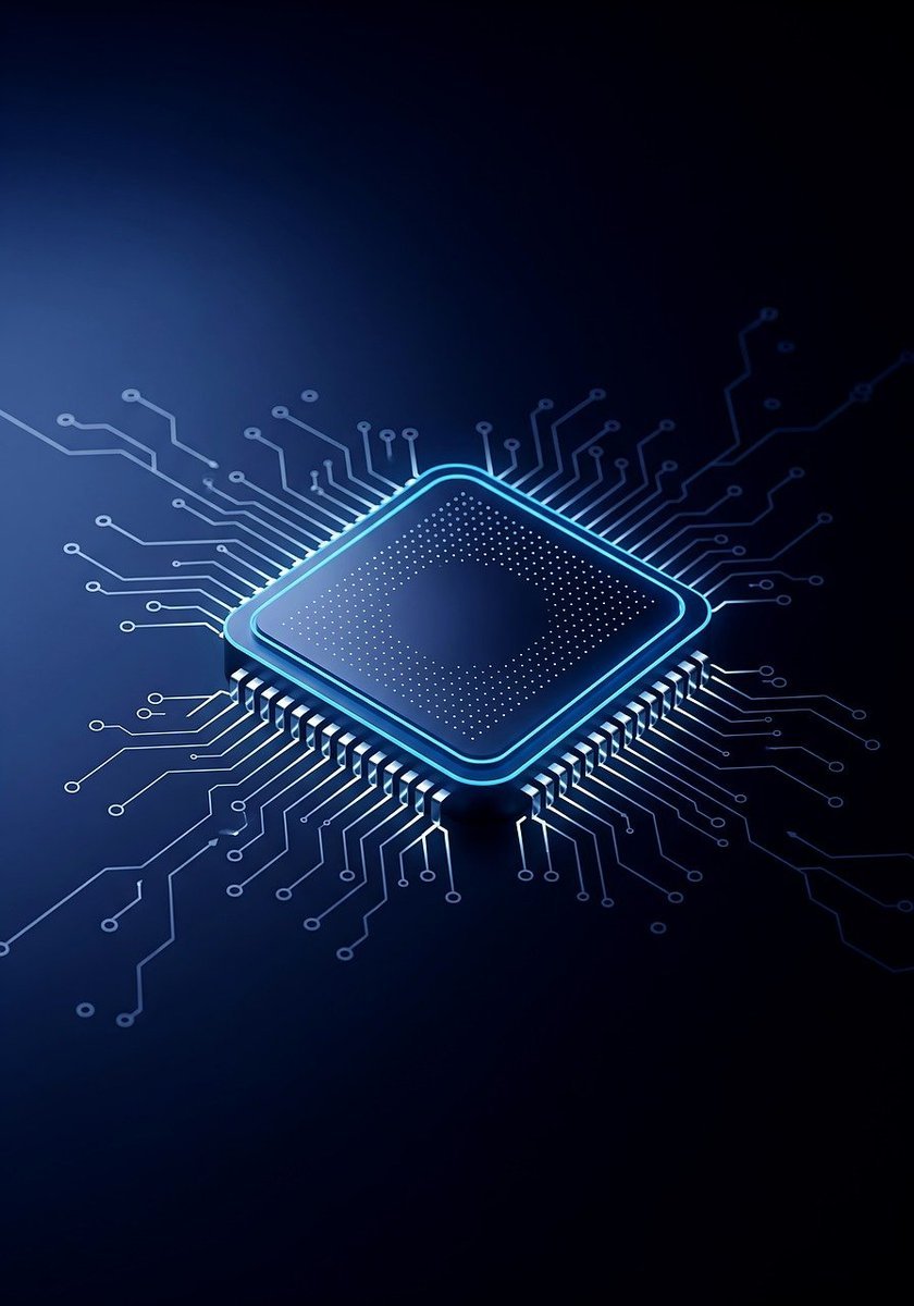 Puce microchip technologique