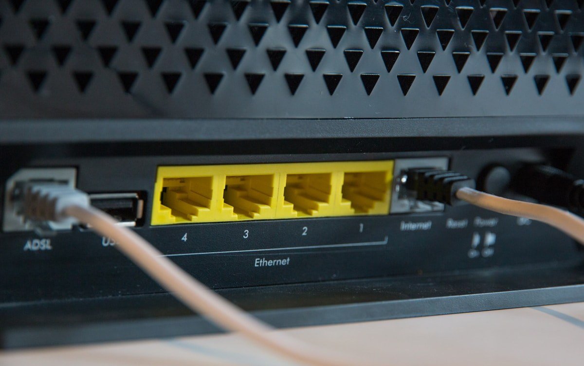 Ports Ethernet d'un routeur Wi-Fi