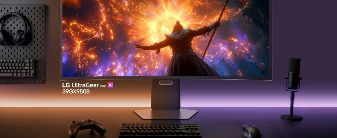 LG UltraGear evo 39GX950B : le premier moniteur gaming 5K OLED avec upscaling IA débarque au CES 2026