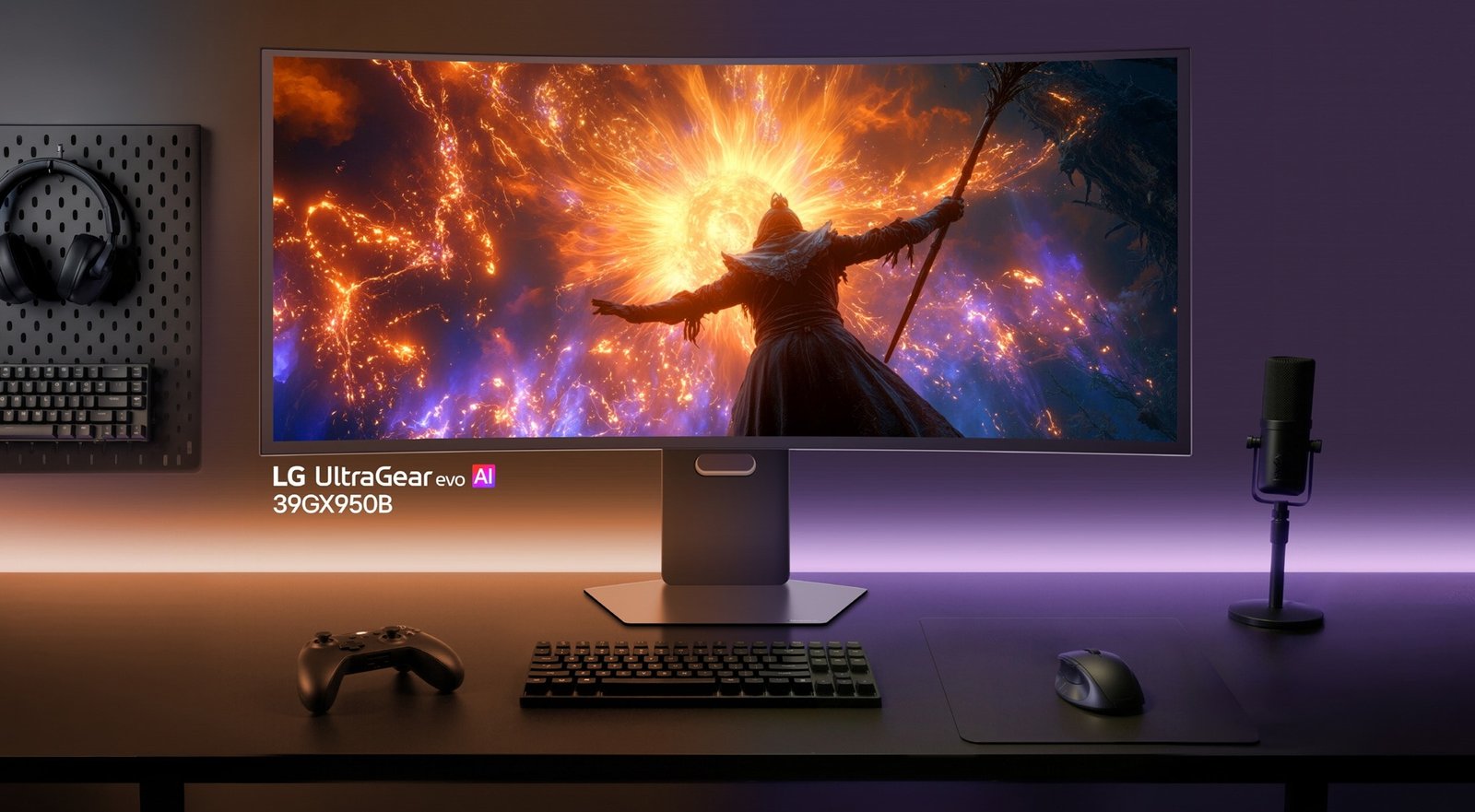 LG UltraGear evo 39GX950B : le premier moniteur gaming 5K OLED avec upscaling IA débarque au CES 2026