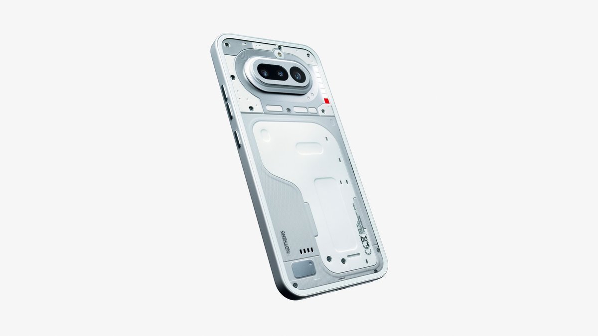 Nothing Phone 4a - Dos transparent avec Glyph Bar
