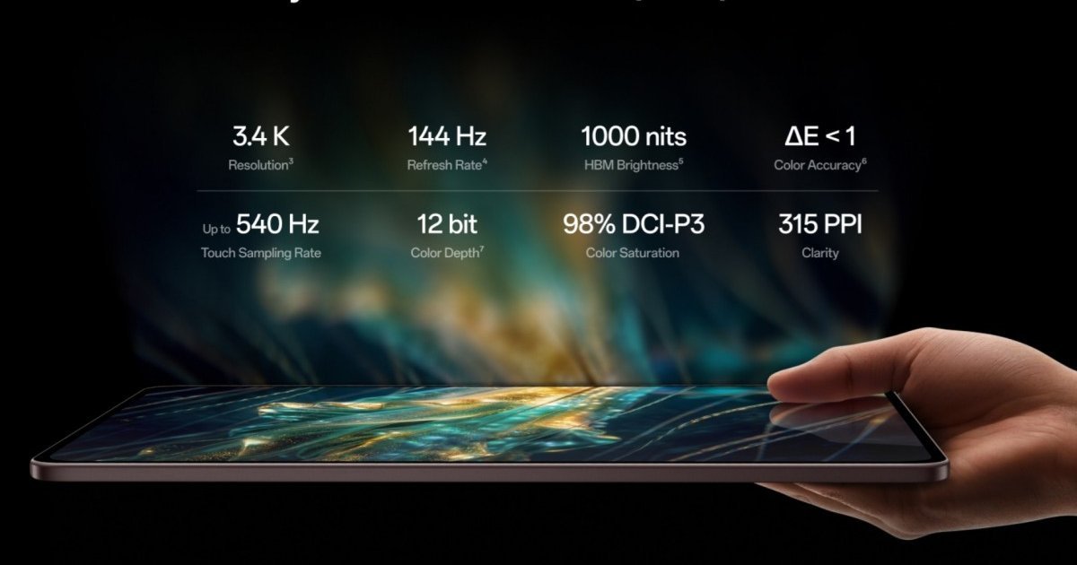 OnePlus Pad 4 ecran