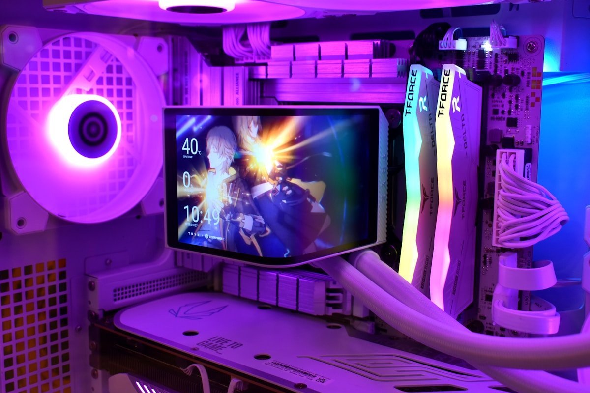 Computer case RGB gaming mini PC