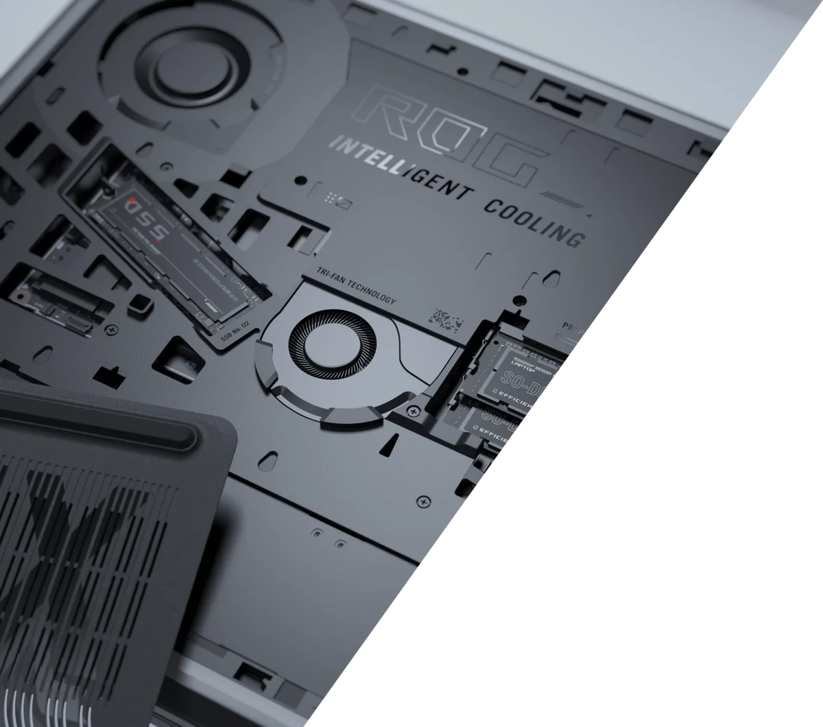 ASUS ROG Strix G18 2026 - Système de refroidissement Tri-Fan et chambre à vapeur
