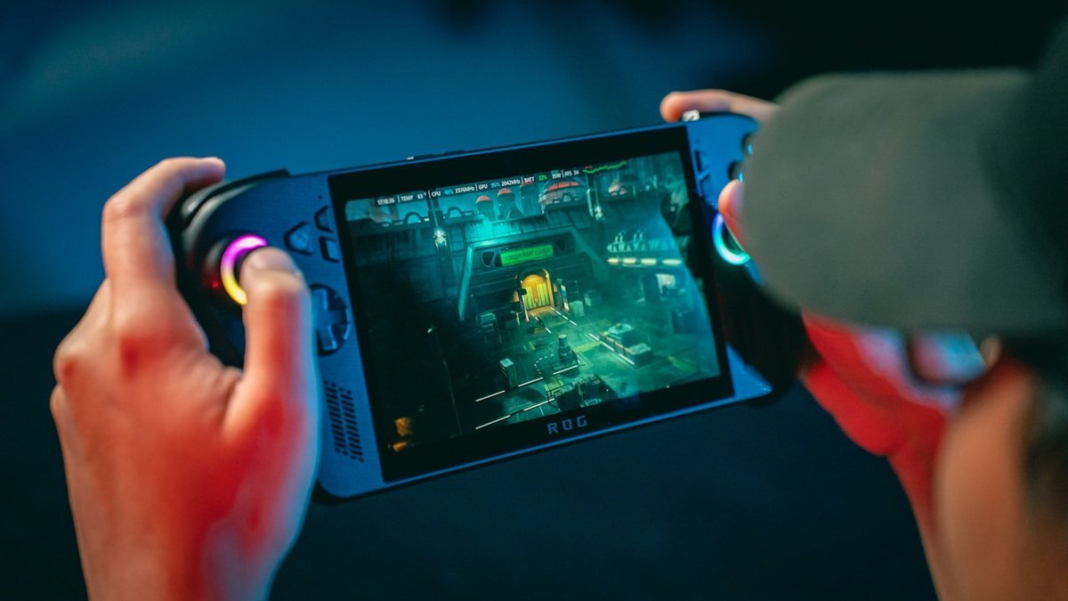Gaming handheld en action